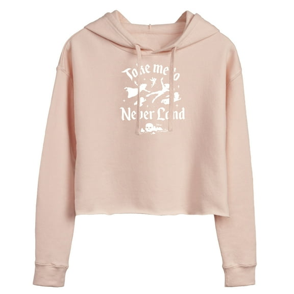 Disney - Peter Pan - Take Me to Neverland - Juniors Cropped Pullover Hoodie
