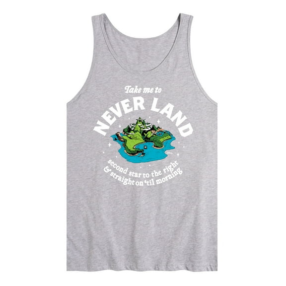 Disney - Peter Pan - Take Me to Neverland - Second Star to the Right - Men's Jersey Tank Top