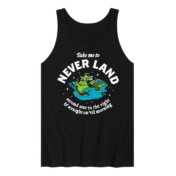 Disney - Peter Pan - Take Me to Neverland - Second Star to the Right - Men's Jersey Tank Top