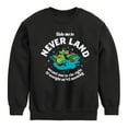 thumbnail image 1 of Disney - Peter Pan - Take Me to Neverland - Second Star to the Right - Toddler And Youth Crewneck Fleece Sweatshirt, 1 of 5