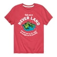 thumbnail image 1 of Disney - Peter Pan - Take Me to Neverland - Second Star to the Right - Toddler And Youth Short Sleeve Graphic T-Shirt, 1 of 5