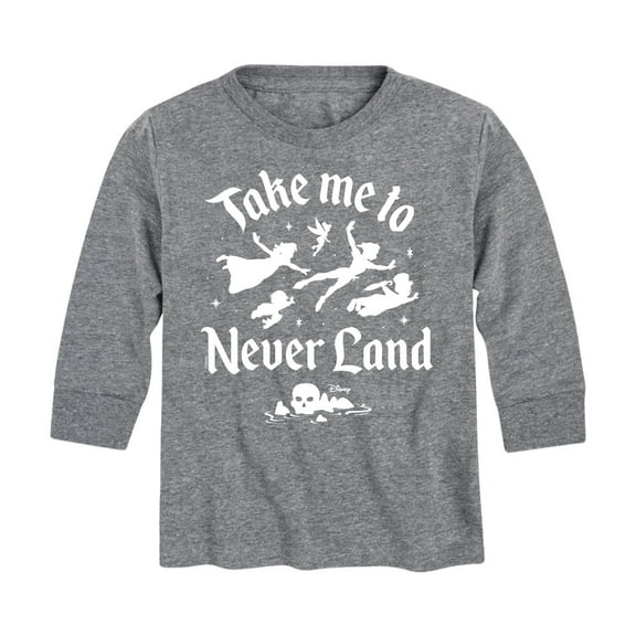 Disney - Peter Pan - Take Me to Neverland - Toddler And Youth Long Sleeve Graphic T-Shirt
