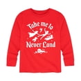 thumbnail image 1 of Disney - Peter Pan - Take Me to Neverland - Toddler And Youth Long Sleeve Graphic T-Shirt, 1 of 4