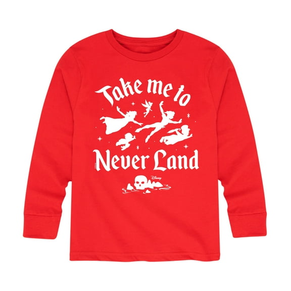 Disney - Peter Pan - Take Me to Neverland - Toddler And Youth Long Sleeve Graphic T-Shirt