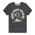 thumbnail image 1 of Disney - Peter Pan - Think Happy Thoughts - Tinkerbell - Toddler And Youth Short Sleeve Graphic T-Shirt, 1 of 5