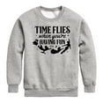 thumbnail image 1 of Disney - Peter Pan - Time Flies When You're Having Fun - Toddler And Youth Crewneck Fleece Sweatshirt, 1 of 5