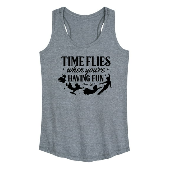 Disney - Peter Pan - Time Flies When You're Having Fun - Women's Racerback Tank Top