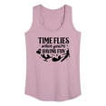 thumbnail image 1 of Disney - Peter Pan - Time Flies When You're Having Fun - Women's Racerback Tank Top, 1 of 5
