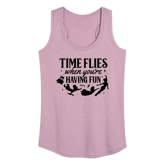 Disney - Peter Pan - Time Flies When You're Having Fun - Women's Racerback Tank Top