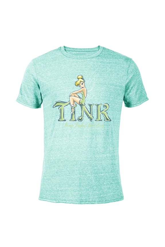 Peter Pan Tinker Bell Being Perfect Isn’t Easy - Short Sleeve Blended T-Shirt for Adults - Customized-Ocean Blue