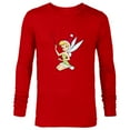 thumbnail image 1 of Disney Peter Pan Tinker Bell Christmas Fairy Santa Hat - Long Sleeve T-Shirt for Men - Customized-New Red, 1 of 5