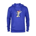 thumbnail image 1 of Disney Peter Pan Tinker Bell Christmas Fairy Santa Hat - Pullover Hoodie for Adults - Customized-Royal, 1 of 5