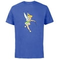 thumbnail image 1 of Disney Peter Pan Tinker Bell Christmas Magic with Holly - Short Sleeve Cotton T-Shirt for Adults - Customized-Royal Heather, 1 of 5
