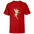 thumbnail image 1 of Disney Peter Pan Tinker Bell Christmas Magic with Holly - Short Sleeve T-Shirt for Kids - Customized-Red, 1 of 5