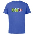 thumbnail image 1 of Disney Peter Pan Tinker Bell Father’s Day Birthday Best Dad - Short Sleeve Cotton T-Shirt for Adults - Customized-Royal Heather, 1 of 5