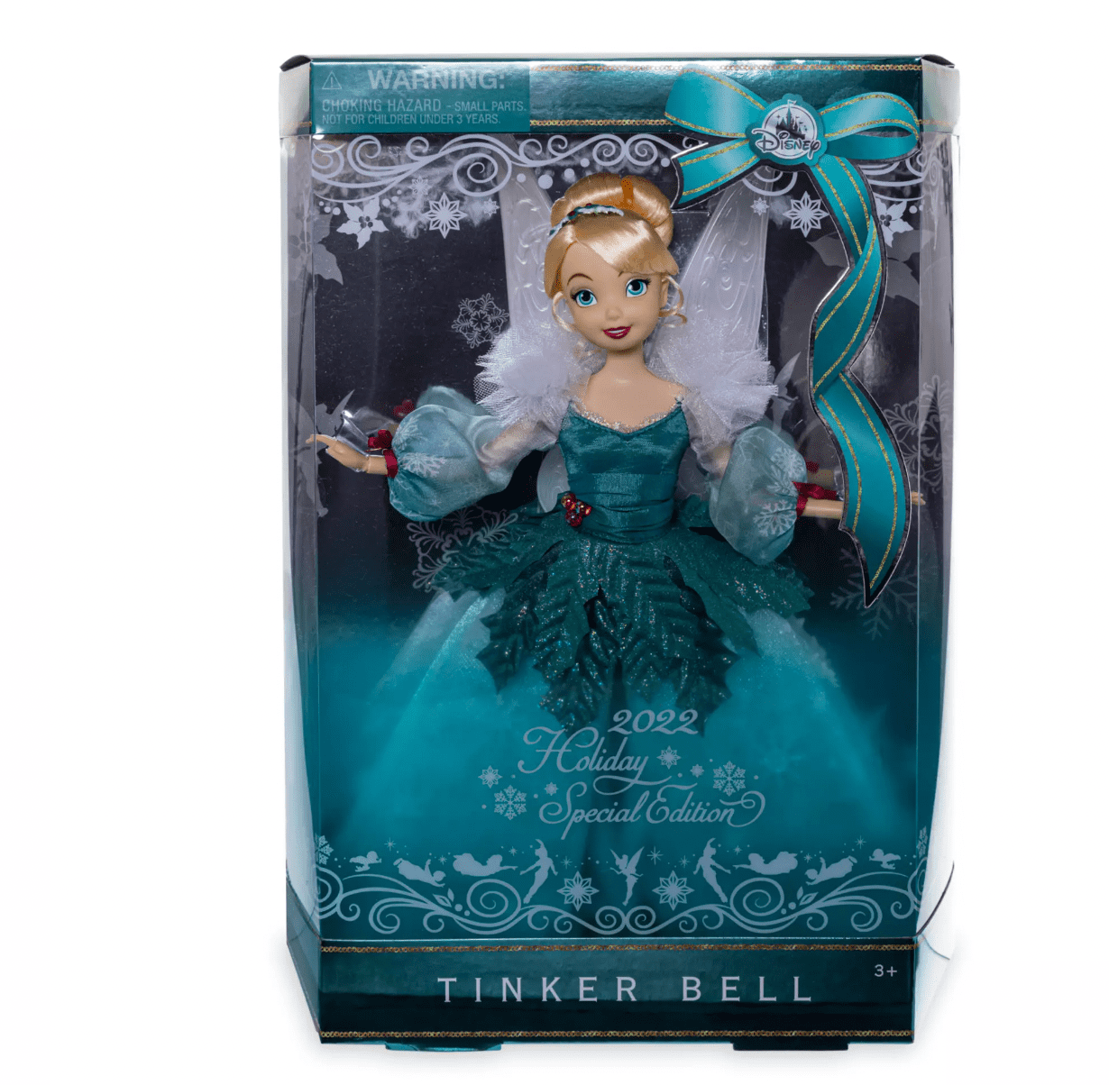 【26SS】DSN_CRW NK SWT TINKER BELL / NAVY Disney Peter Pan Tinker Bell 2022 Holiday Classic Doll Special