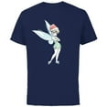 thumbnail image 1 of Disney Peter Pan Tinker Bell Holiday - Short Sleeve Cotton T-Shirt for Adults - Customized-Navy, 1 of 5