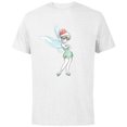 thumbnail image 1 of Disney Peter Pan Tinker Bell Holiday - Short Sleeve Cotton T-Shirt for Adults - Customized-White, 1 of 5