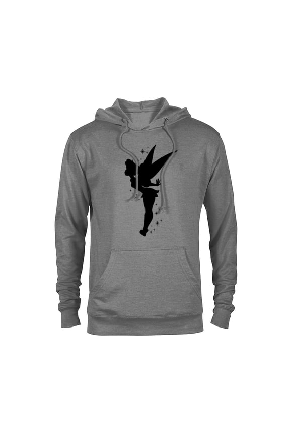 Peter Pan Tinker Bell Pixie Dust Silhouette - Pullover Hoodie for Adults - Customized-Athletic Heather