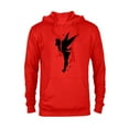 thumbnail image 1 of Disney Peter Pan Tinker Bell Pixie Dust Silhouette - Pullover Hoodie for Adults - Customized-Red, 1 of 5