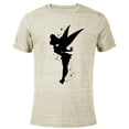 thumbnail image 1 of Disney Peter Pan Tinker Bell Pixie Dust Silhouette - Short Sleeve Blended T-Shirt for Adults - Customized-Yellow, 1 of 5