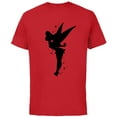 thumbnail image 1 of Disney Peter Pan Tinker Bell Pixie Dust Silhouette - Short Sleeve Cotton T-Shirt for Adults - Customized-Red, 1 of 5
