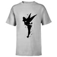 thumbnail image 1 of Disney Peter Pan Tinker Bell Pixie Dust Silhouette - Short Sleeve T-Shirt for Kids - Customized-Athletic Heather, 1 of 5