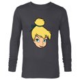 thumbnail image 1 of Disney Peter Pan Tinker Bell Pixie Fairy Big Face Costume - Long Sleeve T-Shirt for Men - Customized-Charcoal Heather, 1 of 5
