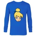 thumbnail image 1 of Disney Peter Pan Tinker Bell Pixie Fairy Big Face Costume - Long Sleeve T-Shirt for Men - Customized-Navy, 1 of 5