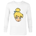 thumbnail image 1 of Disney Peter Pan Tinker Bell Pixie Fairy Big Face Costume - Long Sleeve T-Shirt for Men - Customized-White, 1 of 5
