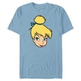 thumbnail image 1 of Disney Peter Pan Tinker Bell Pixie Fairy Big Face Costume - Short Sleeve Blended T-Shirt for Adults - Customized-Ocean Blue, 1 of 5