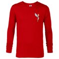 thumbnail image 1 of Disney Peter Pan Tinker Bell Small Pose - Long Sleeve T-Shirt for Men - Customized-New Red, 1 of 5
