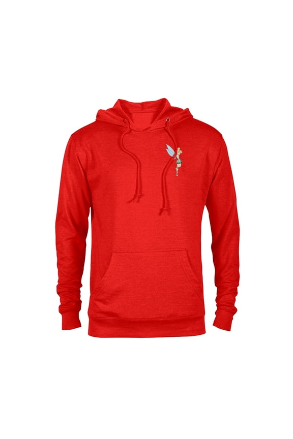 Peter Pan Tinker Bell Small Pose - Pullover Hoodie for Adults - Customized-Red
