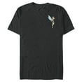 thumbnail image 1 of Disney Peter Pan Tinker Bell Small Pose - Short Sleeve Blended T-Shirt for Adults - Customized-Dark Heather, 1 of 5
