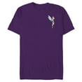 thumbnail image 1 of Disney Peter Pan Tinker Bell Small Pose - Short Sleeve Blended T-Shirt for Adults - Customized-Purple, 1 of 5