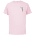 thumbnail image 1 of Disney Peter Pan Tinker Bell Small Pose - Short Sleeve Cotton T-Shirt for Adults - Customized-Soft Pink, 1 of 5