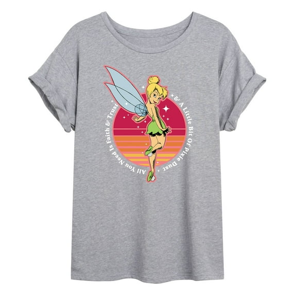 Disney - Peter Pan - Tinkerbell - A Little Bit of Pixie Dust - Juniors Ideal Flowy Muscle T-Shirt
