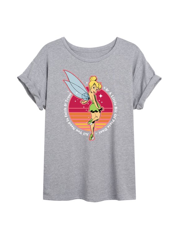 Disney - Peter Pan - Tinkerbell - A Little Bit of Pixie Dust - Juniors Ideal Flowy Muscle T-Shirt