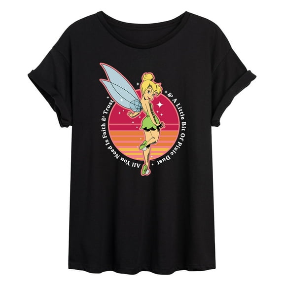 Disney - Peter Pan - Tinkerbell - A Little Bit of Pixie Dust - Juniors Ideal Flowy Muscle T-Shirt