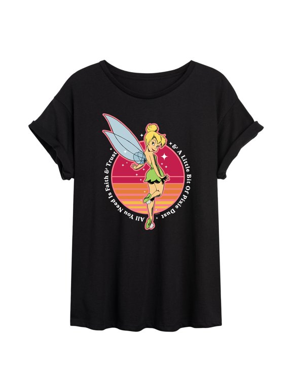 Disney - Peter Pan - Tinkerbell - A Little Bit of Pixie Dust - Juniors Ideal Flowy Muscle T-Shirt