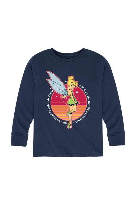 - Peter Pan - Tinkerbell - A Little Bit of Pixie Dust - Toddler And Youth Long Sleeve Graphic T-Shirt