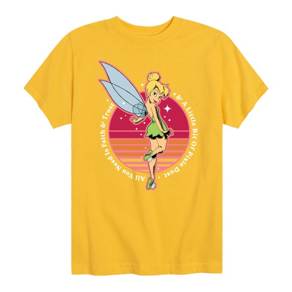 Disney - Peter Pan - Tinkerbell - A Little Bit of Pixie Dust - Toddler And Youth Short Sleeve Graphic T-Shirt