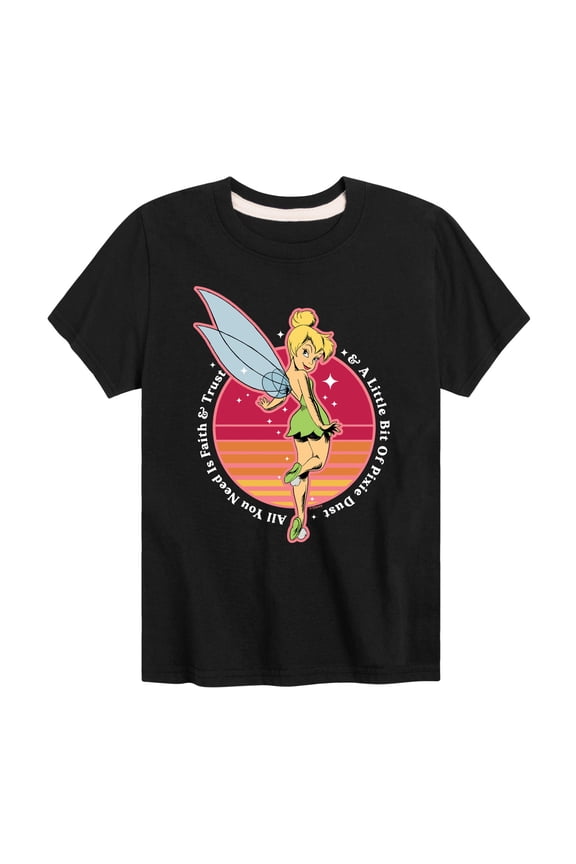 - Peter Pan - Tinkerbell - A Little Bit of Pixie Dust - Toddler And Youth Short Sleeve Graphic T-Shirt