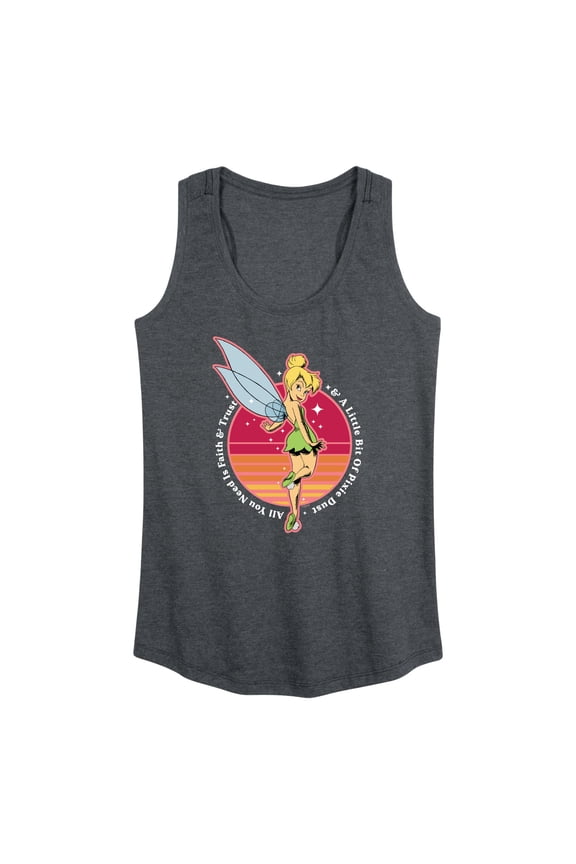- Peter Pan - Tinkerbell - A Little Bit of Pixie Dust - Women's Racerback Tank Top