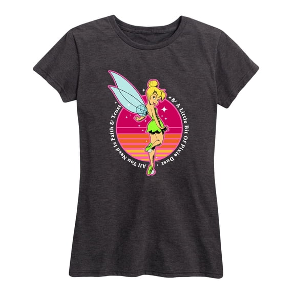 Disney - Peter Pan - Tinkerbell - A Little Bit of Pixie Dust - Women's Short Sleeve Graphic T-Shirt