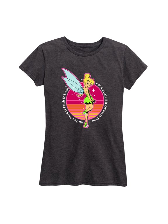 Disney - Peter Pan - Tinkerbell - A Little Bit of Pixie Dust - Women's Short Sleeve Graphic T-Shirt
