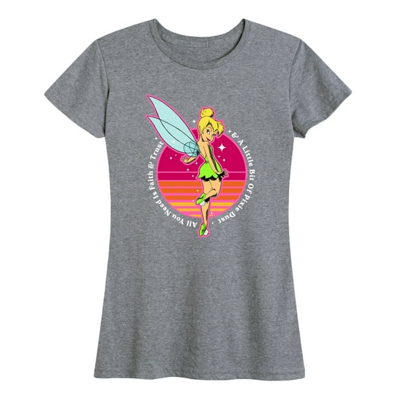 Disney - Peter Pan - Tinkerbell - A Little Bit of Pixie Dust - Women's Short Sleeve Graphic T-Shirt