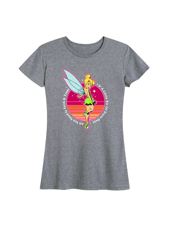 Disney - Peter Pan - Tinkerbell - A Little Bit of Pixie Dust - Women's Short Sleeve Graphic T-Shirt