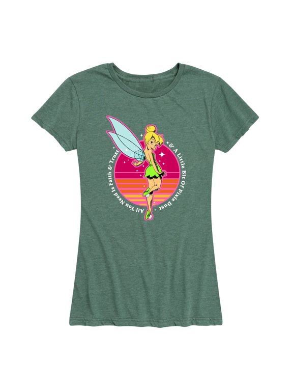 Disney - Peter Pan - Tinkerbell - A Little Bit of Pixie Dust - Women's Short Sleeve Graphic T-Shirt