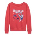 thumbnail image 1 of Disney - Peter Pan - Tinkerbell - Believe in Fairies - Women's Lightweight French Terry Pullover, 1 of 1
